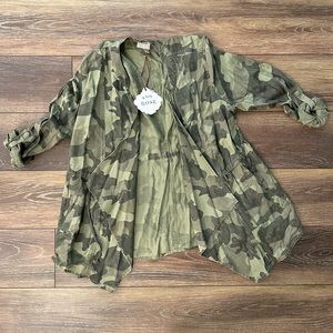 Knox Rose camo shirt jacket
